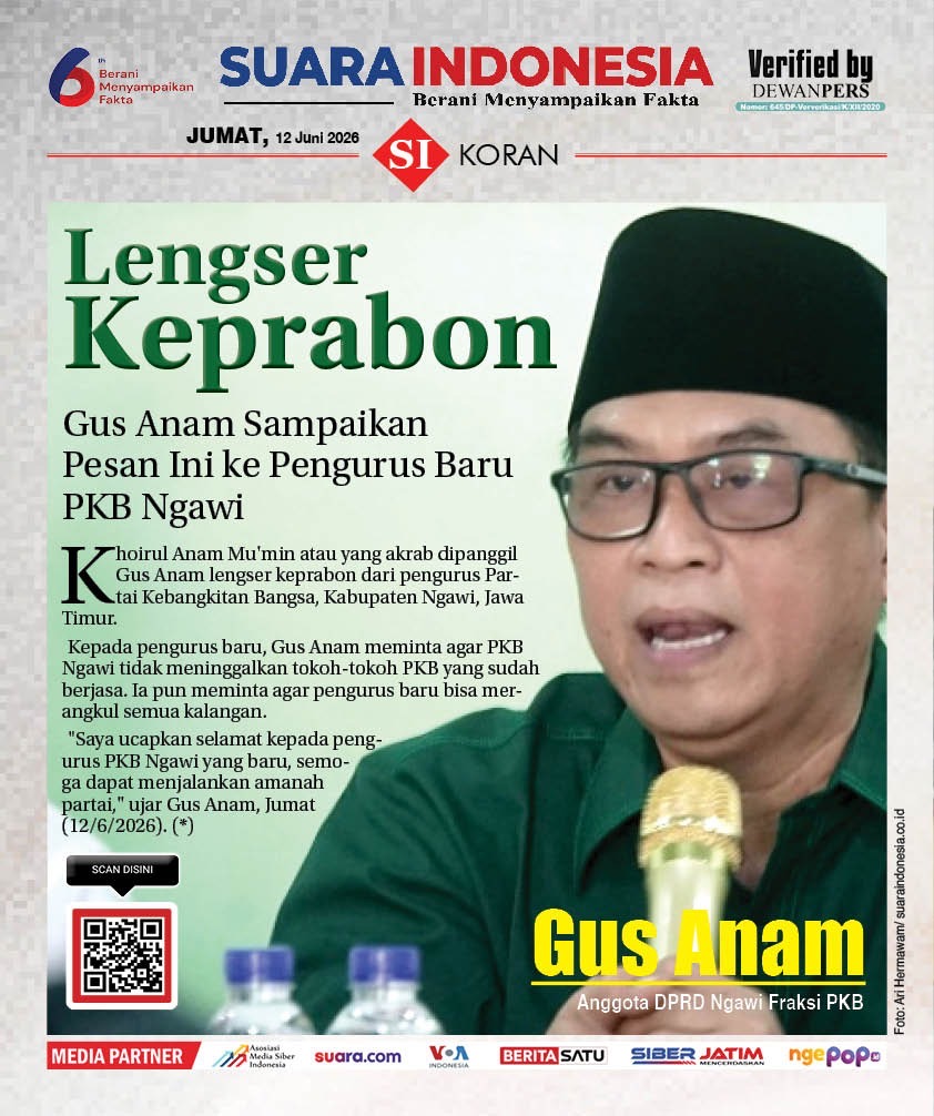 EDISI, JUMAT 12 JUNI 2026