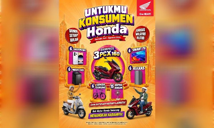 Program 'Untukmu Konsumen Honda' Hadir Kembali untuk Konsumen Blitar