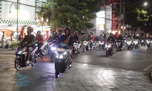 Ratusan Bikers Honda Meriahkan Vario Street Nation di Malang