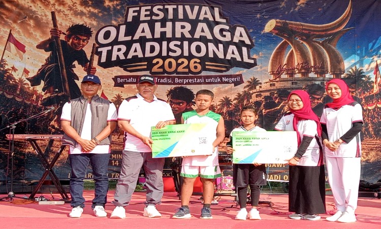 Festival Olahraga Tradisional 2026 Ngawi Sukses, BPJS Ketenagakerjaan Lindungi Semua Atlit