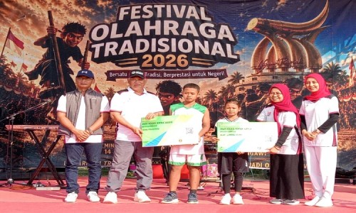 Festival Olahraga Tradisional 2026 Ngawi Sukses, BPJS Ketenagakerjaan Lindungi Semua Atlit