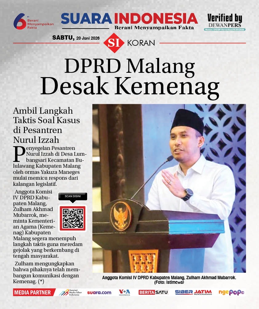 EDISI, SABTU 20 JUNI 2026