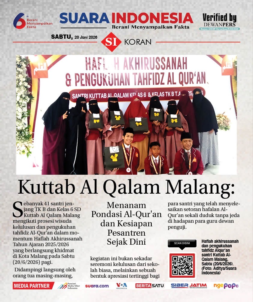 EDISI, SABTU 20 JUNI 2026