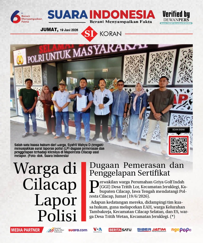EDISI, JUMAT 19 JUNI 2026