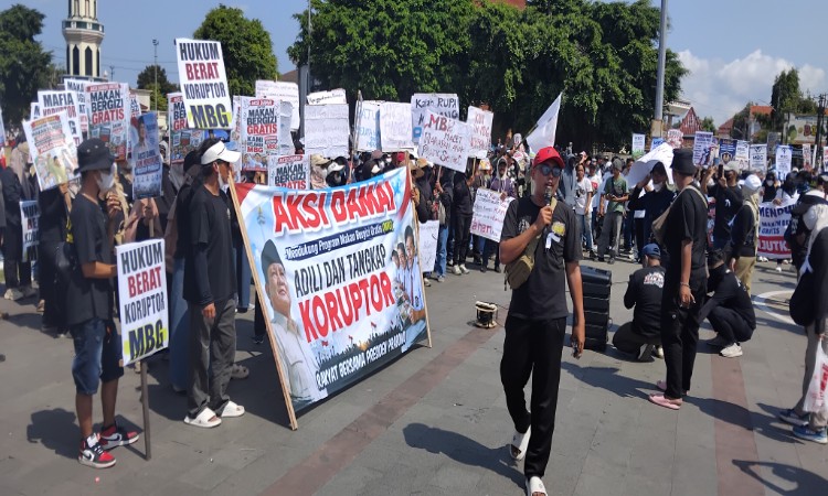 Aksi Dukung MBG di Cilacap, Massa Minta Program Tidak Disetop