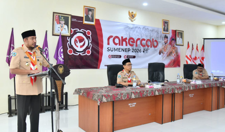 Bupati Fauzi Minta Pramuka Sumenep Jadi Pelopor Literasi Digital dan Penguatan Karakter Generasi Muda