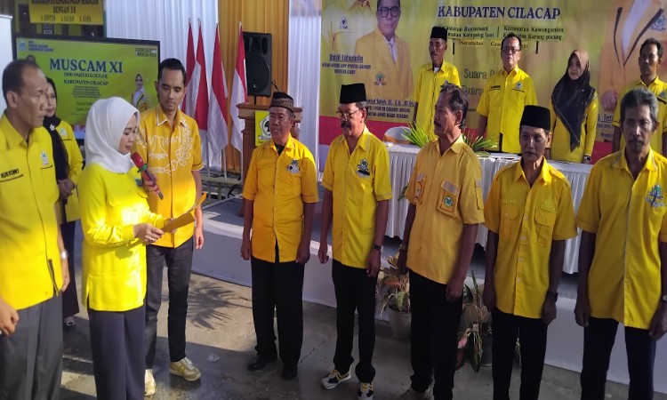 Kembali Gelar Muscam di Bantarsari, Golkar Cilacap Klaim Telah Kukuhkan 9 PK