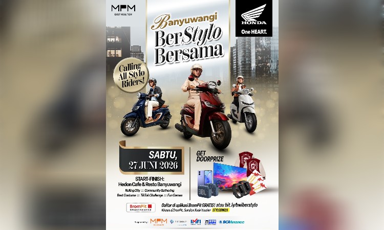Banyuwangi BerStylo Bersama, Ajak Pecinta Skutik Stylish Honda Tampil Seru dan Kompak