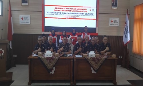 Pengurus PMI Kecamatan di Cilacap Diminta Berjiwa Sosial dan Tanggap Bencana