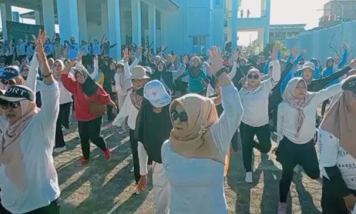 Ribuan Warga Antusias Ikuti Senam Sehat Gerindra Cilacap, Suyatno: di Luar Prediksi!