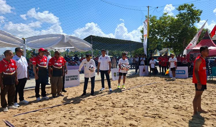 Kejurprov Voli Pantai U-17 Jatim Resmi Bergulir di Sumenep, Juara Berhak Melaju ke Kejurnas