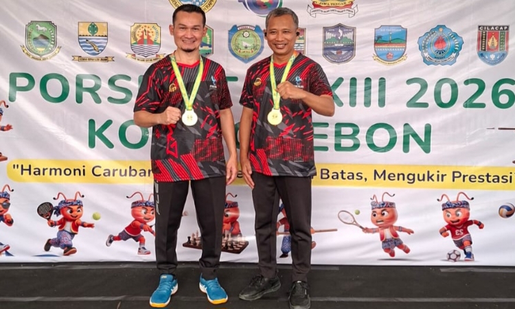 Bangga! Cilacap Raih Medali Emas di Cabor Tenis Meja pada Porsenitas Kunci Bersama 2026 di Cirebon