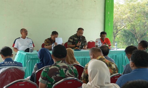 Dukung Kesejahteraan Warga, Kodim 0813 Bojonegoro Sosialisasikan TMMD ke-129 di Desa Kesongo