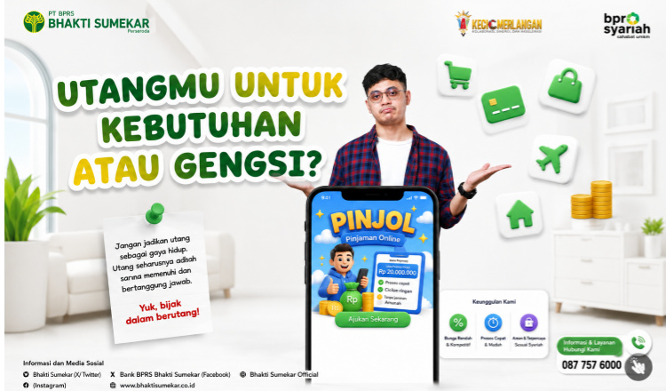 BPRS Bhakti Sumekar Ingatkan Bahaya Utang demi Gengsi, Ini yang Perlu Diprioritaskan