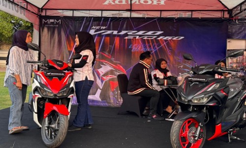 New Honda Vario EVO 160 Disambut Antusias Masyarakat Tuban