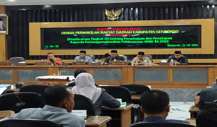 Harmonisasi Kebijakan: DPRD Situbondo Sepakati Raperda Pertanggungjawaban APBD 2025