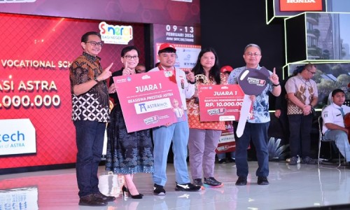 Pendidikan Vokasi Antar Siswa, SMK Negeri 9 Malang Raih Beasiswa Polman Astra