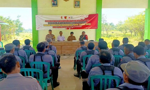 Lewat TMMD, TNI dan PMI Bekali Warga Kesongo Bojonegoro Ilmu Penyelamatan Darurat