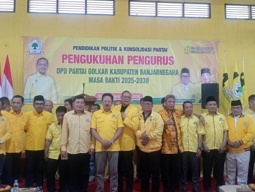 Golkar Banjarnegara Kukuhkan Pengurus Baru, Bidik Delapan Kursi DPRD pada 2029