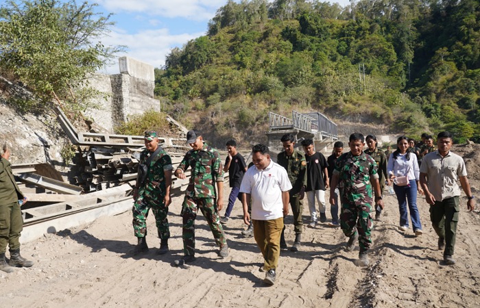 Tinjau Progres Jembatan Termanu, Ketum Permaskku Sebut Hasil Doa Warga Kupang
