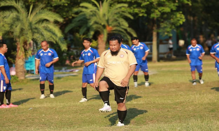 Semarakkan Haornas 2026, Wartawan Ngawi Tanding Tiga Pilar Cetak 3 Gol