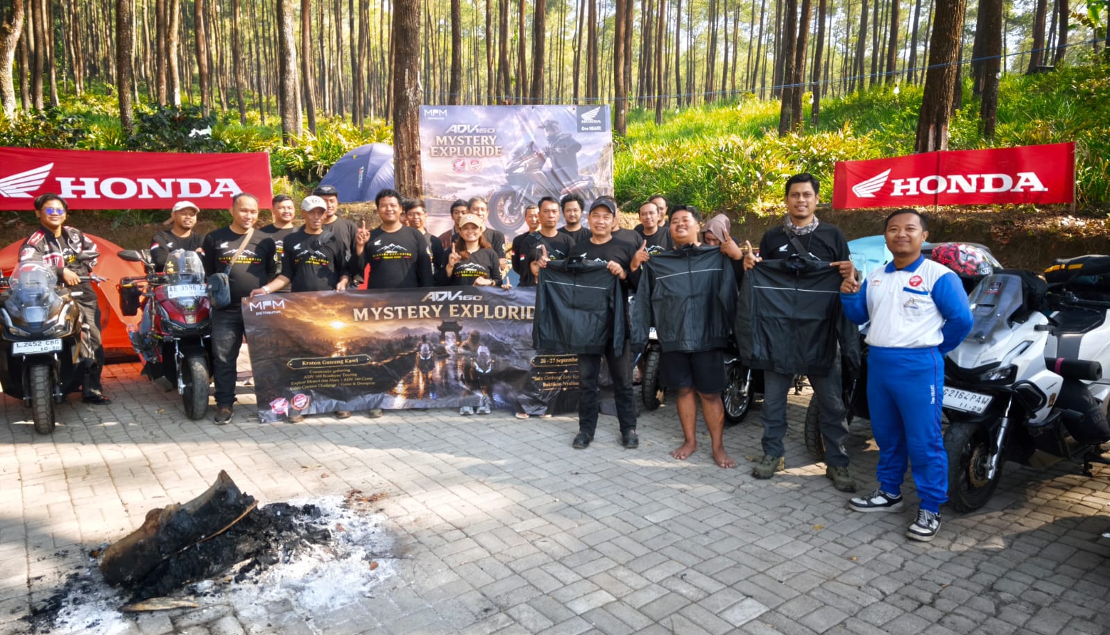 ADV Mystery Ride, 30 Bikers Eksplorasi Gunung Kawi Bersama Honda ADV 160