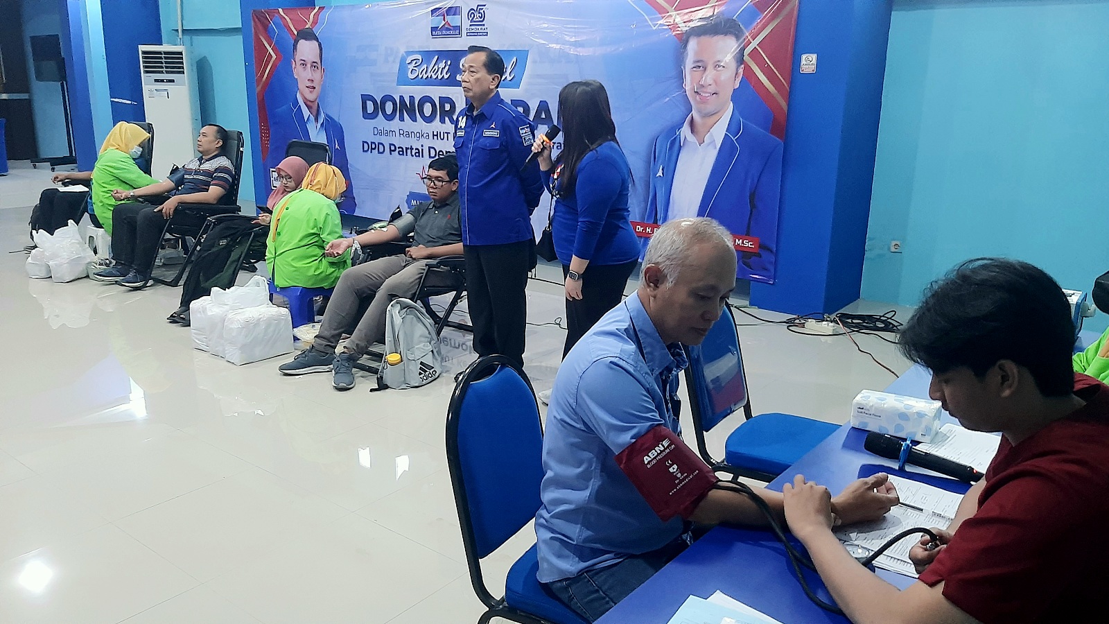 Demokrat Jatim Targetkan 2.400 Pendonor Serentak Lakukan Donor Darah di HUT ke-25