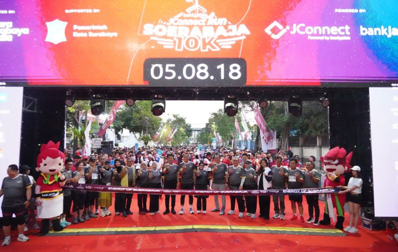 Bank Jatim JConnect Run Soerabaja 10K 2026 Sukses Digelar, 3.750 Peserta Ramaikan Kota Surabaya