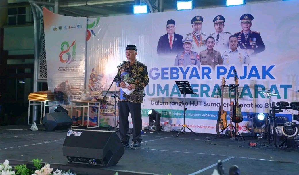 Gebyar Pajak Sumbar 2026, Gubernur Sumbar Ajak Warga Taat Pajak