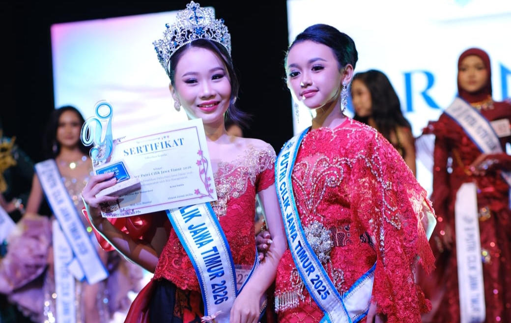 Dari Anak Pemalu Menjadi Juara, Shanessa Maldiva Khu Menyandang Mahkota Putri Cilik Jawa Timur 2026