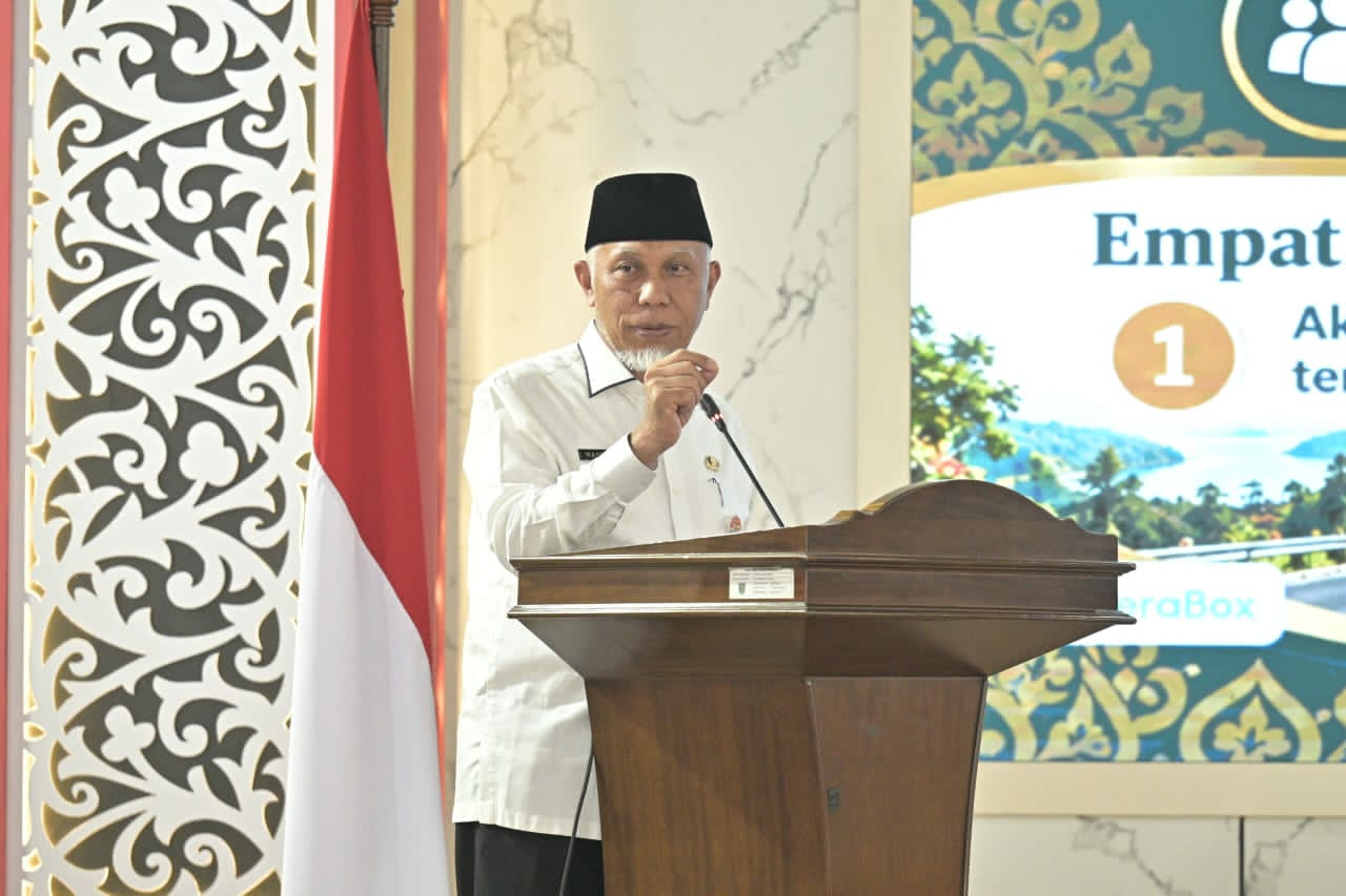 Gubernur Mahyeldi Tekankan Sinkronisasi Program untuk Percepatan Pemulihan Pascabencana Sumatera Barat