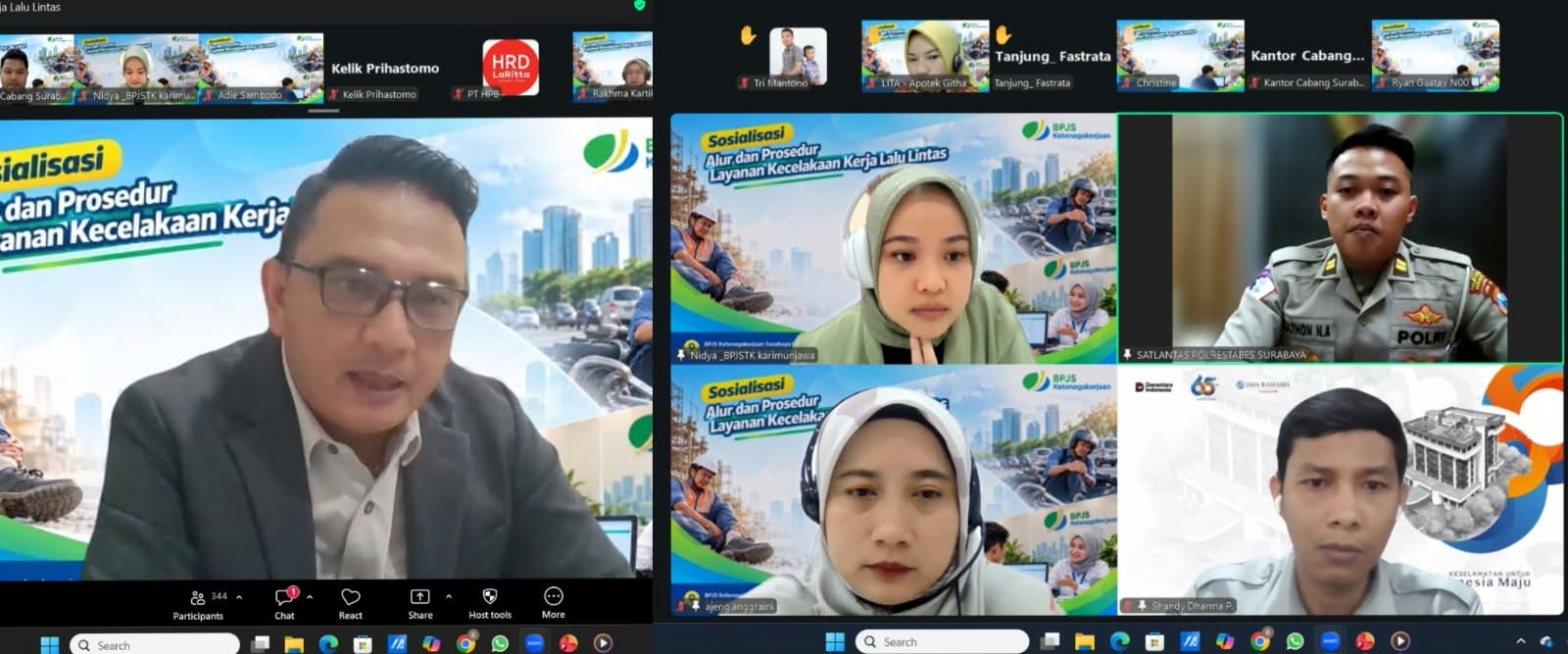 BPJS Ketenagakerjaan, Jasa Raharja dan Kepolisian Perkuat Sinergi, Optimalkan Layanan Laka Lantas
