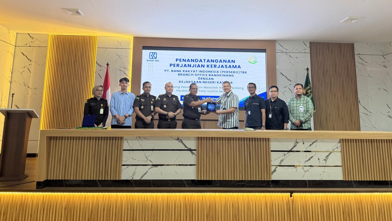 Jaksa Pengacara Negara Masuk Ranah Perbankan, Kejari Kampar Gandeng BRI