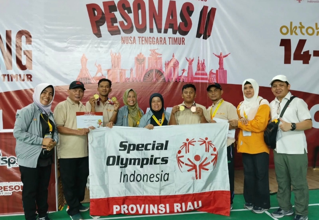 Eko Sutrisno Bangga Atlet SOIna Kampar Raih Dua Emas di PESONAS 2026