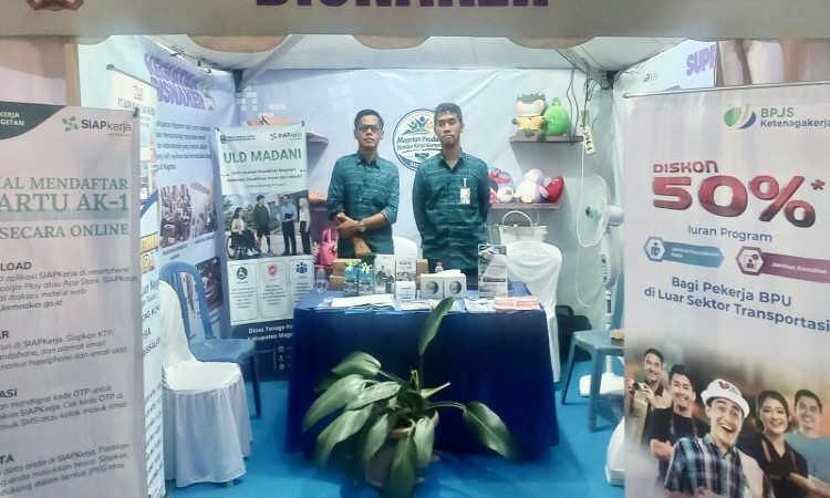 BPJS Ketenagakerjaan Buka Layanan Informasi di Pekan Pasar Rakyat Magetan